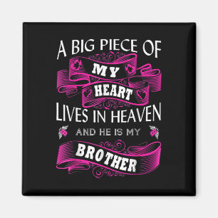Brother Memorial Day My Guardian Angel A Big Piece Magnet
