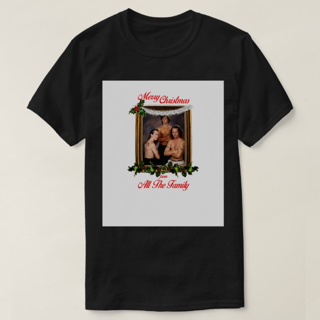 Brother Ninjas Merry Christmas From All The Family T-Shirt (Design Front)