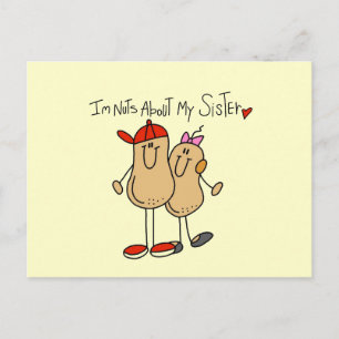 Brother-Nuts About My Sister Postcard