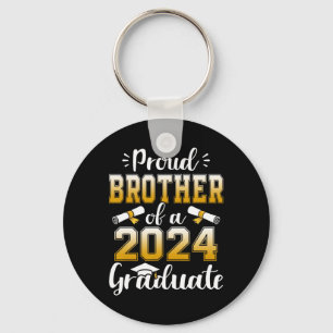 Brother Of A Cl Of 2024 Graduate Senior Graduation Key Ring