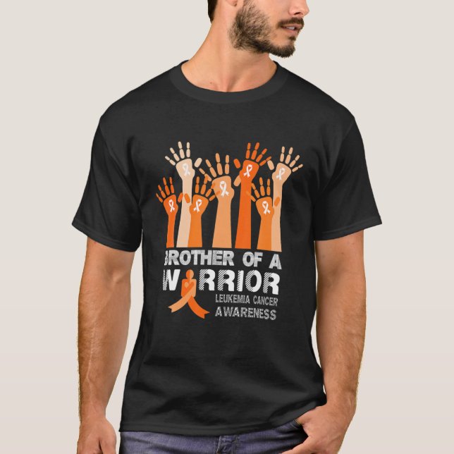 Brother Of A Lung Cancer Awareness Warrior T-Shirt (Front)