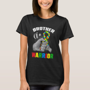 Brother Of A Warrior Autism Awareness Day Puzzle P T-Shirt
