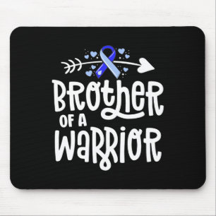 Brother Of A Warrior Hydrocephalus Awareness Famil Mouse Mat