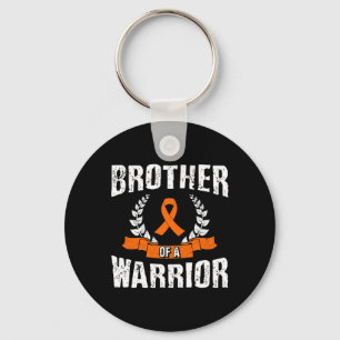 Brother Of A Warrior Leukaemia Awareness  Key Ring