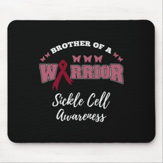 Brother Of A Warrior Sickle Cell Awareness  Mouse Mat