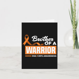 Brother Of A Warrior Support Supporter Rsd Crps Aw Card