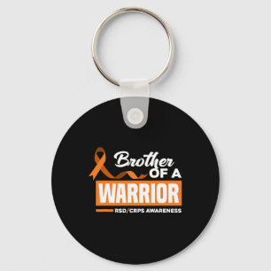 Brother Of A Warrior Support Supporter Rsd Crps Aw Key Ring