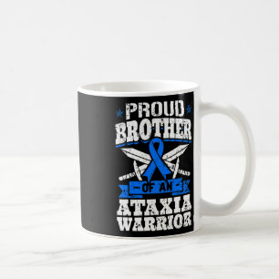 Brother Of An Ataxia Warrior Awareness Ribbon Dyst Coffee Mug