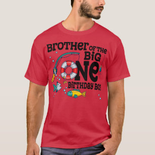 Brother of Big One 1st Birthday Boy Matching Famil T-Shirt