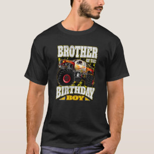 Brother Of Birthday Boy Monster Truck T-Shirt