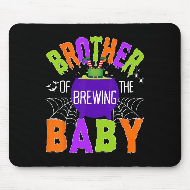 Brother Of Brewing By Halloween Men Women Kids  Mouse Mat (Front)