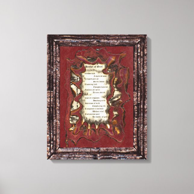 Brother of Grief Canvas Print (Front)