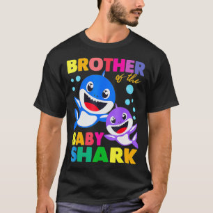 Brother Of The Baby Shark Birthday Brother Shark _ T-Shirt
