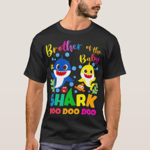 Brother Of The Baby Shark Birthday Brother Shark _ T-Shirt