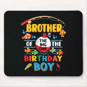 Brother Of The Big One Fishing 1st Birthday Ofisha Mouse Mat