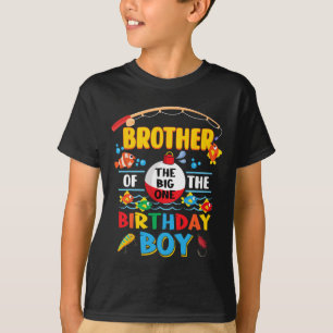Brother Of The Big One Fishing 1st Birthday Ofisha T-Shirt