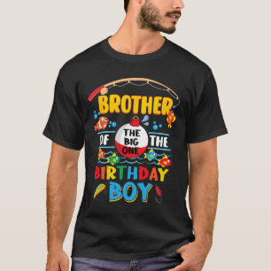 Brother Of The Big One Fishing 1st Birthday Ofisha T-Shirt