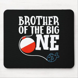 Brother Of The Big One Fishing Boy First Birthday Mouse Mat