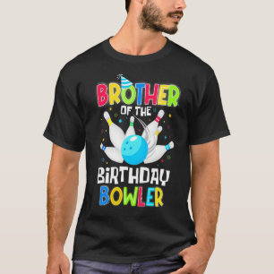 Brother of the Birthday Bowler Bowling Boys Mens T-Shirt