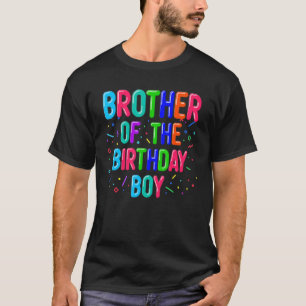 Brother of The Birthday Boy Balloon Matching Famil T-Shirt
