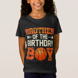 Brother Of The Birthday Boy Basketball Funny T-Shirt