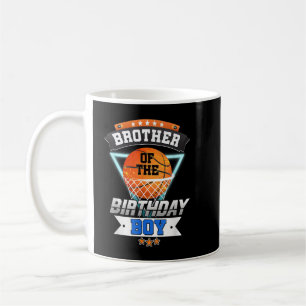 Brother Of The Birthday Boy Basketball Shirt Boys  Coffee Mug