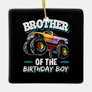 Brother of the Birthday Boy Ceramic Ornament