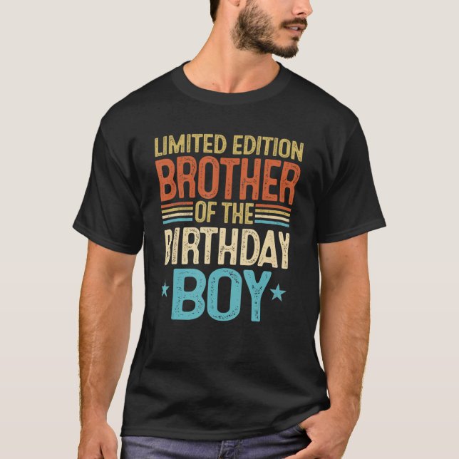 Brother Of The Birthday Boy  Cousin T-Shirt (Front)