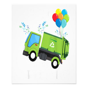 Brother Of The Birthday Boy Garbage Truck Gift Flyer