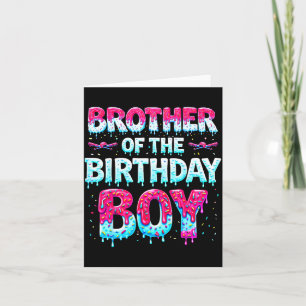 Brother Of The Birthday Boy Ice Cream Baseball Fam Card