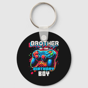 Brother Of The Birthday Boy Matching Family Video  Key Ring