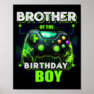 Brother Of The Birthday Boy Matching Family Video  Poster