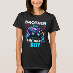 Brother Of The Birthday Boy Matching Family Video T-Shirt