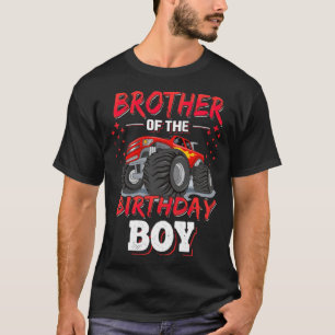Brother of the Birthday Boy Matching Monster gift T-Shirt