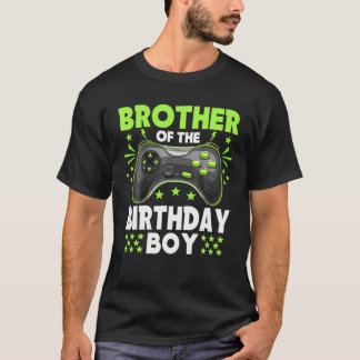 Brother Of The Birthday Boy Matching Video Game Bi T-Shirt
