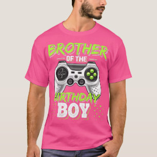 Brother of the Birthday Boy Matching Video Game Bi T-Shirt