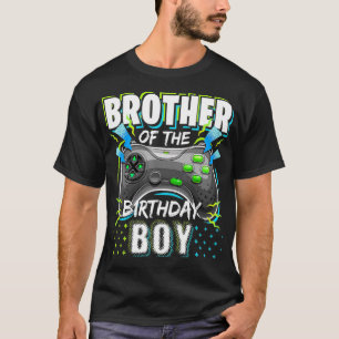 Brother of the Birthday Boy Matching Video Game Bi T-Shirt