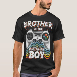 Brother of the Birthday Boy Matching Video Game Bi T-Shirt