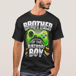 Brother of the Birthday Boy Matching Video Game Bi T-Shirt