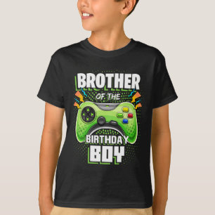 Brother Of The Birthday Boy Matching Video Game Bi T-Shirt