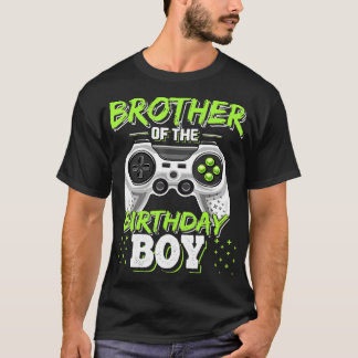 Brother of the Birthday Boy Matching Video Game Bi T-Shirt