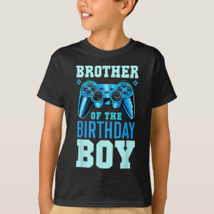 Brother Of The Birthday Boy Matching Video Gamer B T-Shirt
