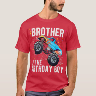 Brother Of The Birthday Boy Monster Truck Family M T-Shirt