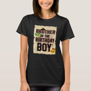 Brother Of The Birthday Boy Pirate Theme 5th Bday T-Shirt