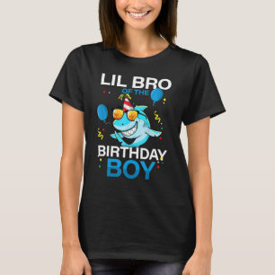 Brother of The Birthday Boy Shark Ocean Theme Matc T-Shirt