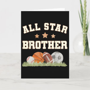 Brother Of The Birthday Boy Sketll Footll Soccer S Card