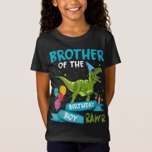 Brother of the Birthday Boy T-Rex Dinosaur Birthda T-Shirt