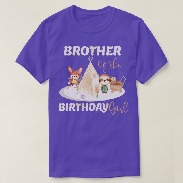 Brother Of The Birthday Boy T-Shirt (Design Front)