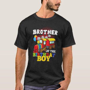 Brother Of The Birthday Boy Train Joke Little Boy  T-Shirt