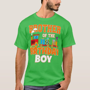 Brother Of The Birthday Boy Train Lover Bday Party T-Shirt